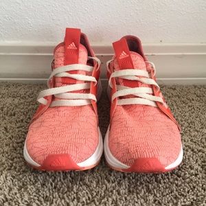 Orange Adidas Edge Lux Sneakers